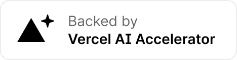 Vercel AI Accelerator Badge